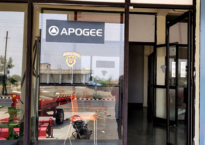 Apogee Agrotech service centre providing maintenance and support for laser land levellers and farm equipment